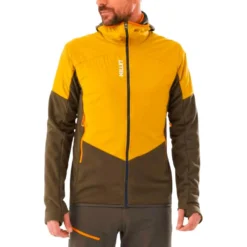 Giubbotto tecnico Millet Rutor Alpha Hoodie M Deep Jungle Safran