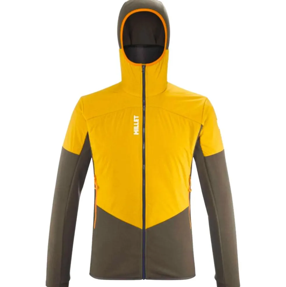 Giubbotto tecnico Millet Rutor Alpha Hoodie M Deep Jungle Safran