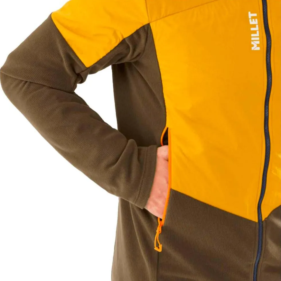 Giubbotto tecnico Millet Rutor Alpha Hoodie M Deep Jungle Safran