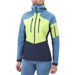 Giubbotto tecnico Millet White Shield Jkt W Saphir Limoncello