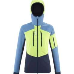 Giubbotto tecnico Millet White Shield Jkt W Saphir Limoncello