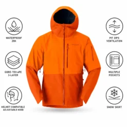Giubbotto tecnico Norrona Lofoten Gore-Tex Jkt Gold Flame