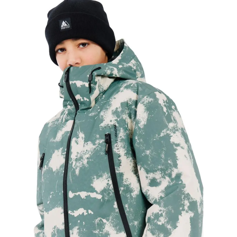Giubbotto tecnico Protest Prtwheezy Junior Snow Jacket Aspen Green