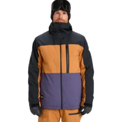Giubbotto tecnico Quiksilver Sycamore Block 20K Jacket Almond