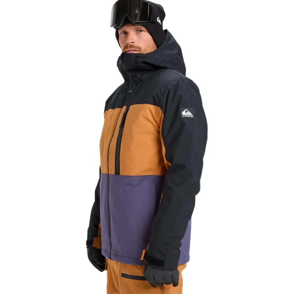 Giubbotto tecnico Quiksilver Sycamore Block 20K Jacket Almond
