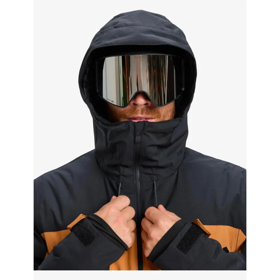 Giubbotto tecnico Quiksilver Sycamore Block 20K Jacket Almond