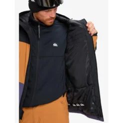 Giubbotto tecnico Quiksilver Sycamore Block 20K Jacket Almond