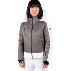 Giubbotto tecnico Rossignol W Ventina Bomber Silver