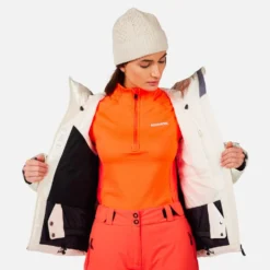 Giubbotto tecnico Rossignol W Rochrun Insulated Jacket Nature White