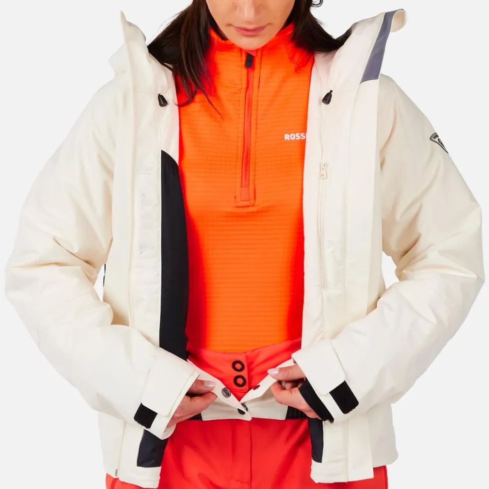 Giubbotto tecnico Rossignol W Rochrun Insulated Jacket Nature White
