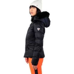 Giubbotto tecnico Rossignol W Joseray Down Jkt Black