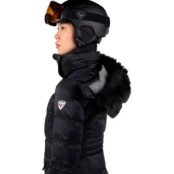 Giubbotto tecnico Rossignol W Joseray Down Jkt Black
