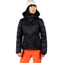 Giubbotto tecnico Rossignol W Joseray Down Jkt Black