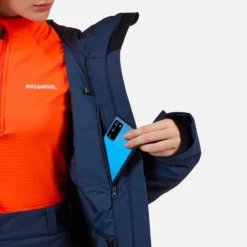 Giubbotto tecnico Rossignol W Rochrun Insulated Jacket Dark Navy