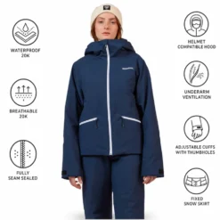 Giubbotto tecnico Rossignol W Rochrun Insulated Jacket Dark Navy