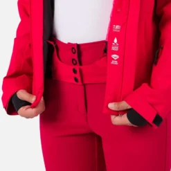 Giubbotto tecnico Rossignol W Strawpile Jkt Ruby Red