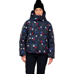 Giubbotto tecnico Rossignol W Ventina Pr Dark Navy