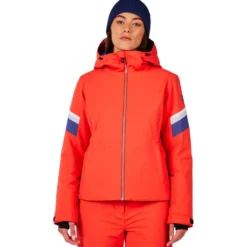 Giubbotto tecnico Rossignol W Strawpile Jkt Orange Flame