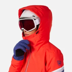 Giubbotto tecnico Rossignol W Strawpile Jkt Orange Flame