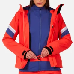 Giubbotto tecnico Rossignol W Strawpile Jkt Orange Flame