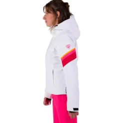 Giubbotto tecnico Rossignol W Strawpile Jkt White