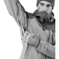 Giubbotto tecnico Scott M's Explorair 3L Jacket Bread Brown Black