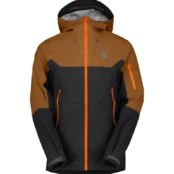 Giubbotto tecnico Scott M's Explorair 3L Jacket Bread Brown Black