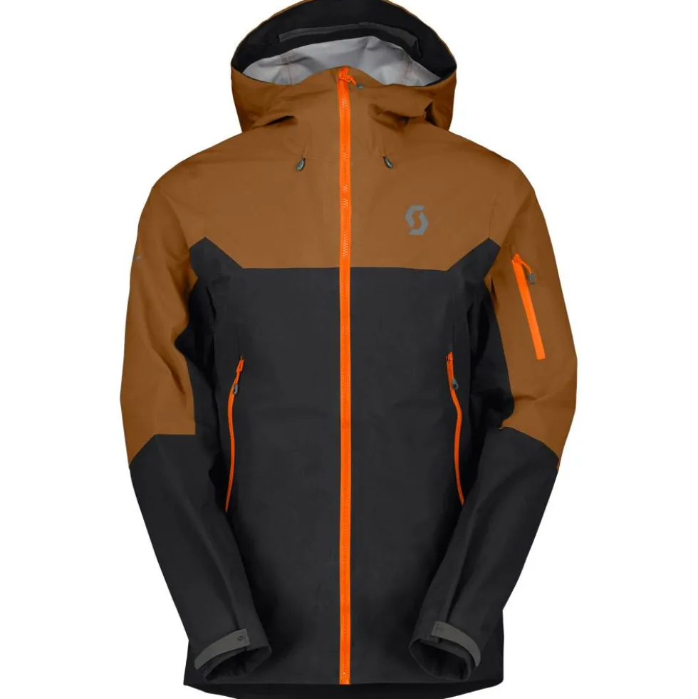 Giubbotto tecnico Scott M's Explorair 3L Jacket Bread Brown Black