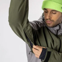 Giubbotto tecnico Scott M's Ultimate Gore-Tex Douglas Green Evening Grey