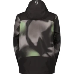 Giubbotto tecnico Scott M's Vertic Ripstop 3L Jacket Evening Greyprint Black
