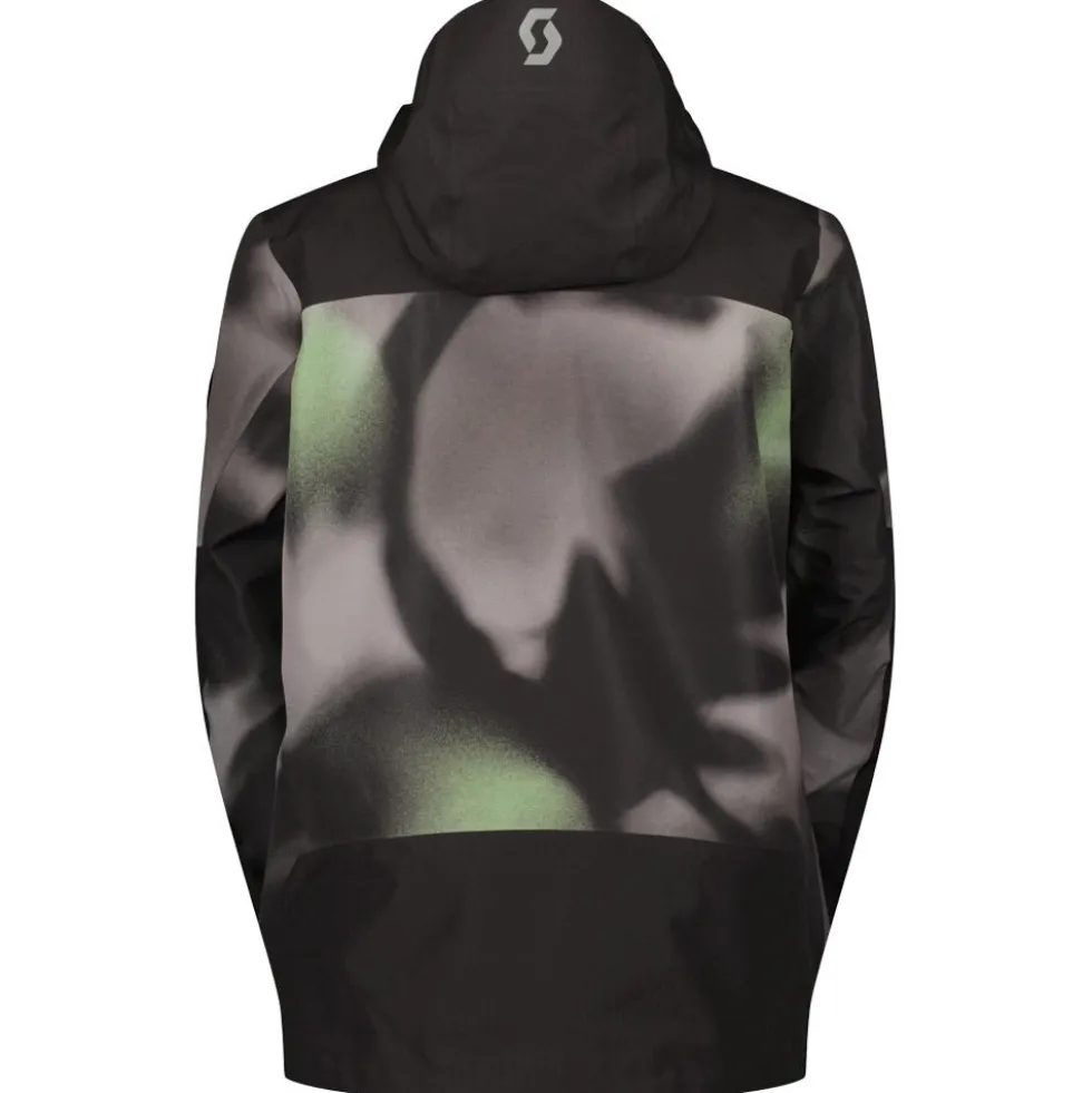 Giubbotto tecnico Scott M's Vertic Ripstop 3L Jacket Evening Greyprint Black