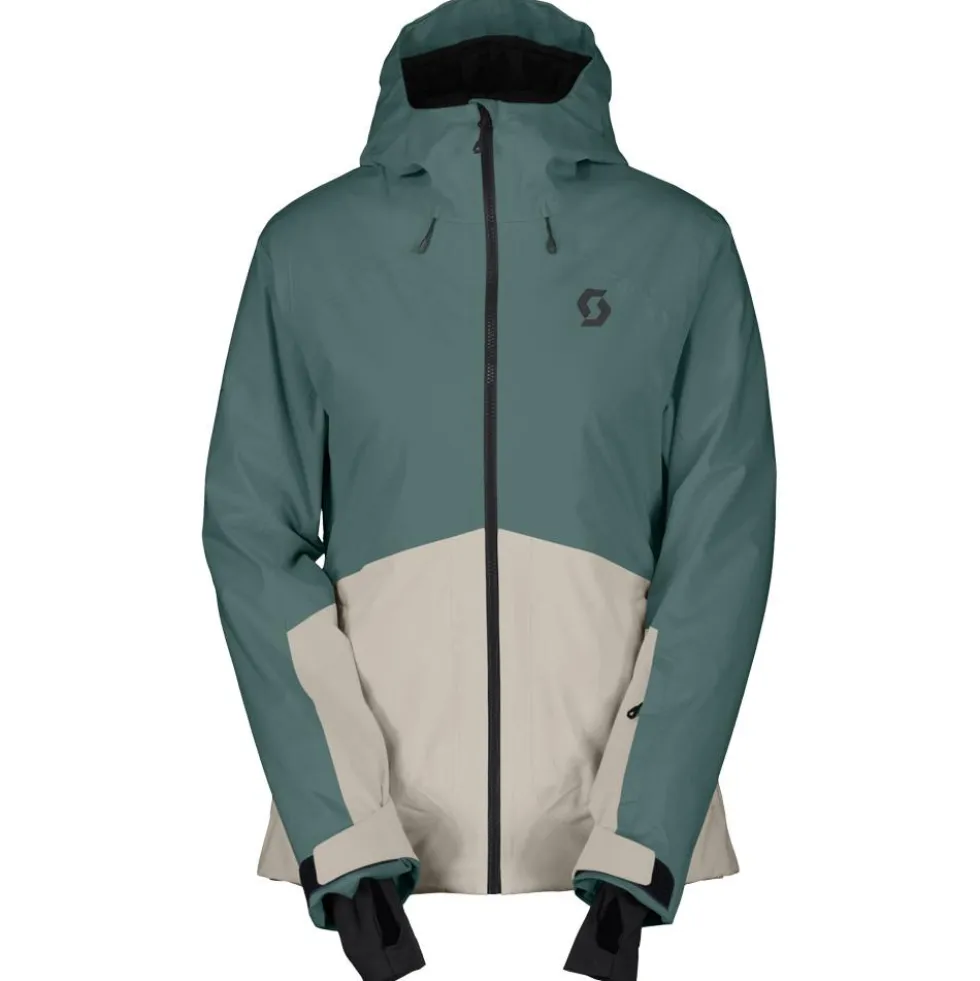 Giubbotto tecnico Scott W's Ultimate Dryo 10 Jacket Frosty Blue Dust White