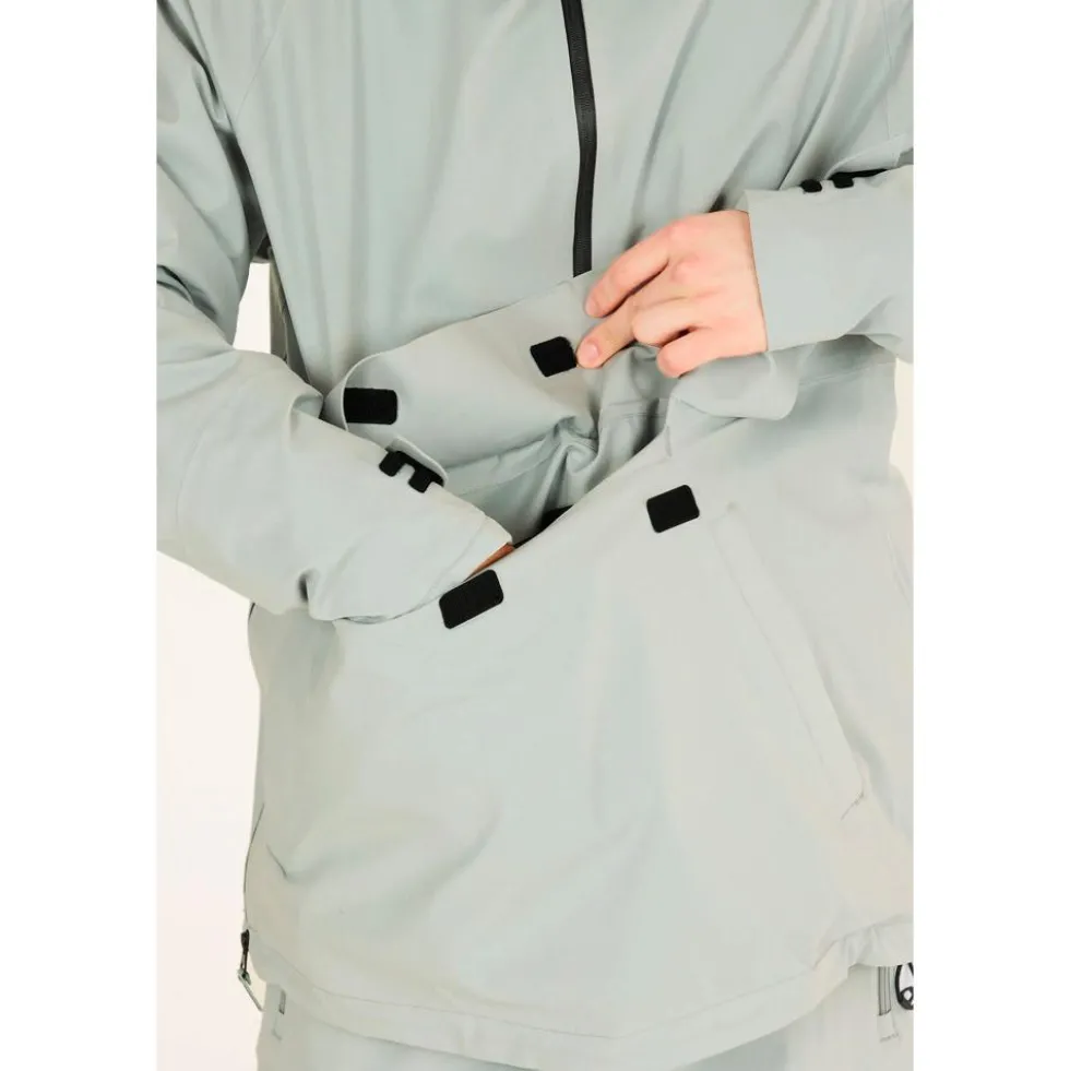 Giubbotto tecnico Slope Ruki M's Ski Anorak Pearl Grey