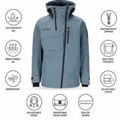 Giubbotto tecnico Slope Zuko M's Jacket Blue Mirage