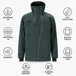 Giubbotto tecnico Slope Zuko M's Jacket Darkest Spruce