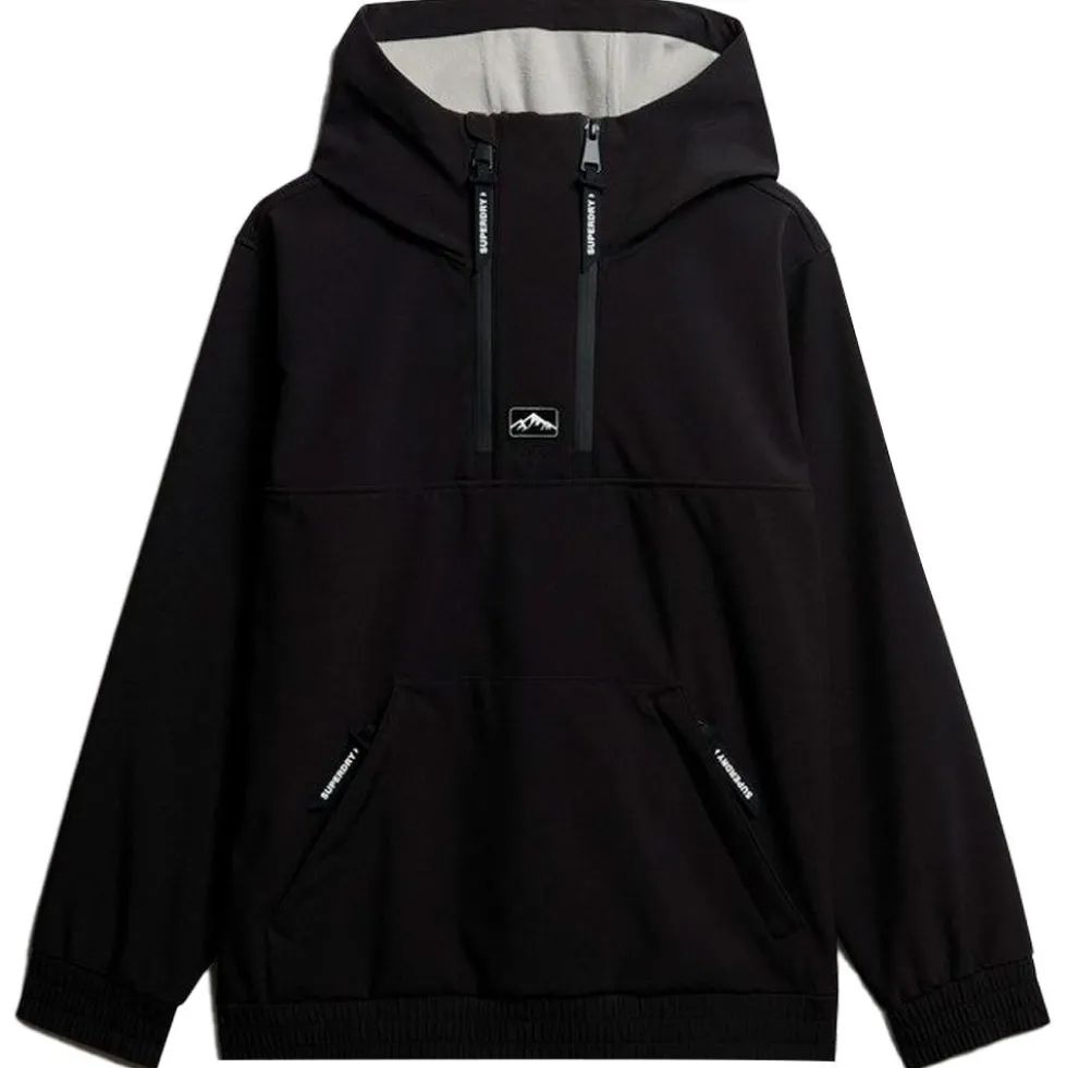 Giubbotto tecnico Superdry Freestyle Softshell Ski Hood W's Black