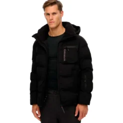 Giubbotto tecnico Superdry Ski Sports Padded Jacket M's Black