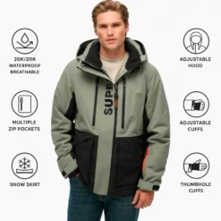 Giubbotto tecnico Superdry Ultimate Freestyle M's Vert Freestyle