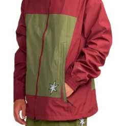 Giubbotto tecnico Volcom Arthur 3 Layer Jacket Burnt Red
