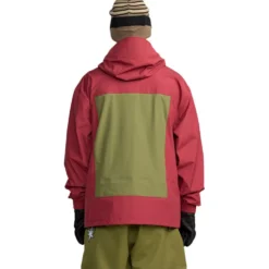 Giubbotto tecnico Volcom Arthur 3 Layer Jacket Burnt Red