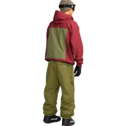 Giubbotto tecnico Volcom Arthur 3 Layer Jacket Burnt Red