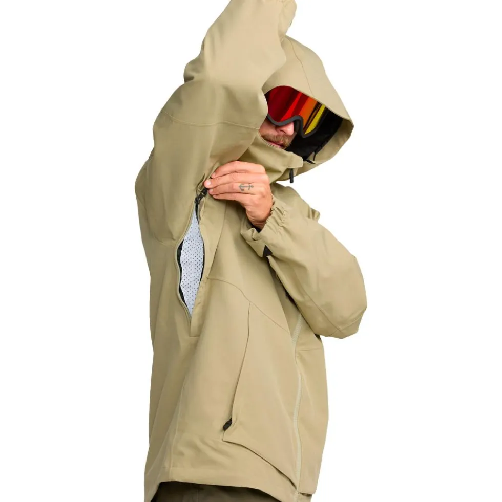 Giubbotto tecnico Volcom Brighton Full Zip Jacket Moss Green