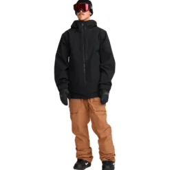 Giubbotto tecnico Volcom Brighton Full Zip Jacket Black