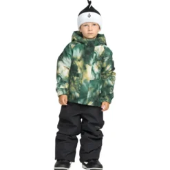 Giubbotto tecnico Volcom Little Flurry Ins Green