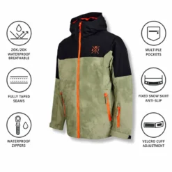 Giubbotto tecnico Watts X-Gamma Olive