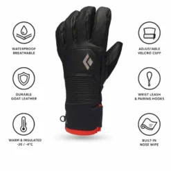 Guanti Black Diamond Impulse Gloves Black