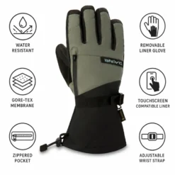 Guanti Dakine Leather Titan Gore-Tex Glove Mulled Basil