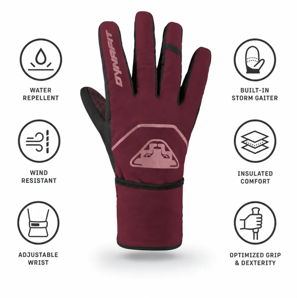Guanti Dynafit Mercury Dynastretch Gloves Burgundy