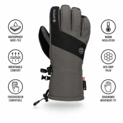 Guanti 686 Gore-Tex Linear Glove Charcoal