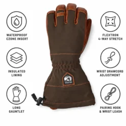 Guanti Hestra Hunters Gauntlet CZone Glove Dark Forest